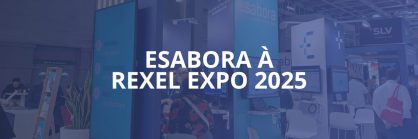 Bannière représentant le stand Esabora à Rexel Expo 2025